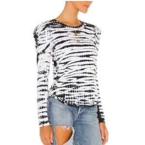 Generation Love Tie Dye Puff Shoulder Long Sleeve Tee